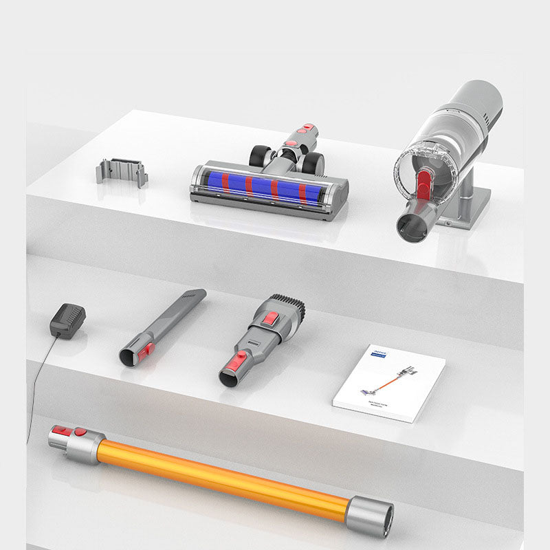 Eprolo handheld wireless vacuum cleaner with charging station and mite removal attachment, cordless design for household cleaning.
