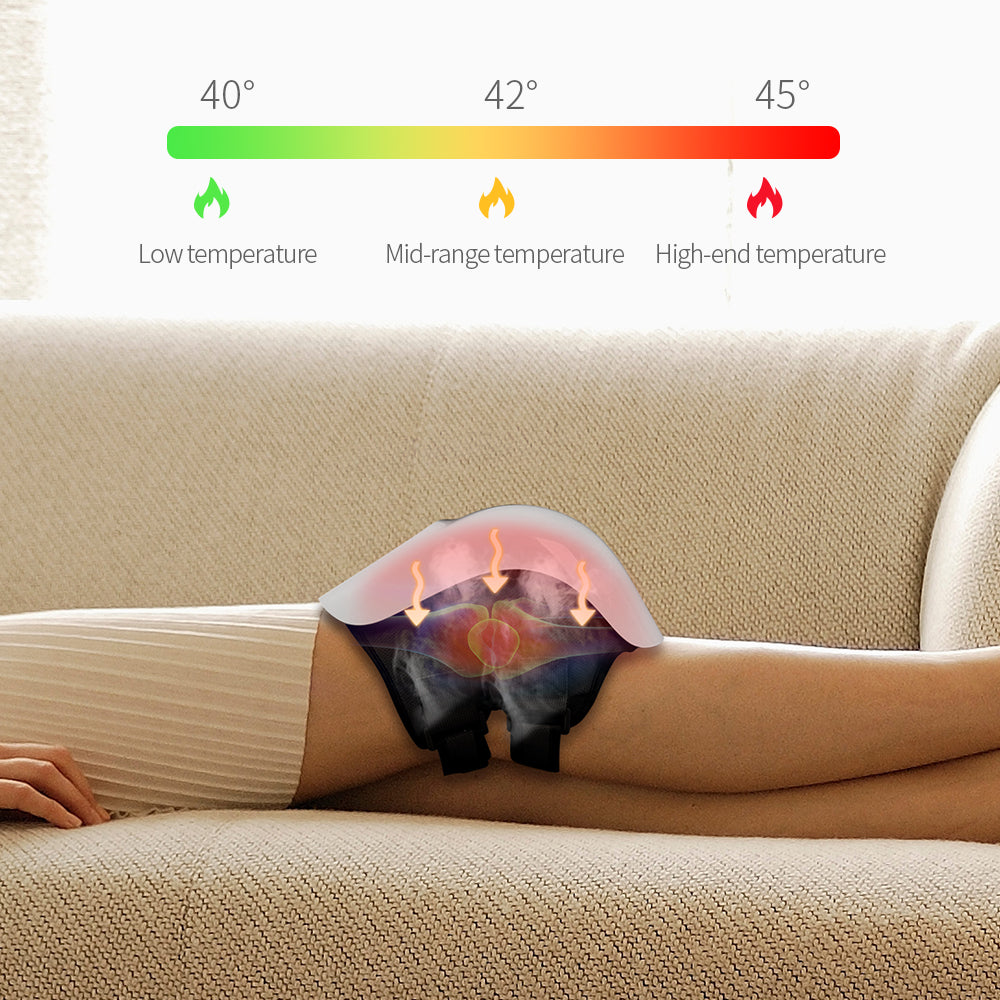 Eprolo heat knee joint hot compress for pain relief, featuring warm massage therapy device for old man leg physical therapy.