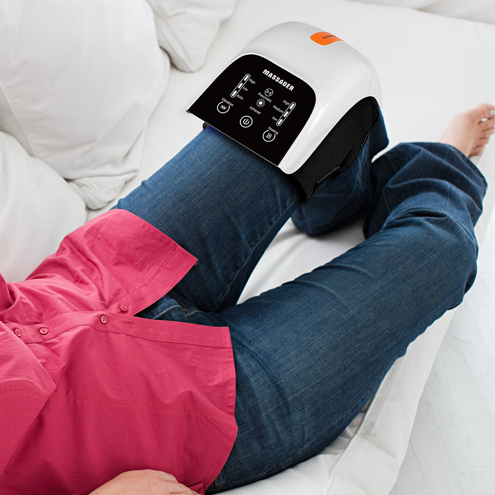 Eprolo heat knee joint hot compress for pain relief and physical therapy, suitable for elderly with warm, soothing massage effect.