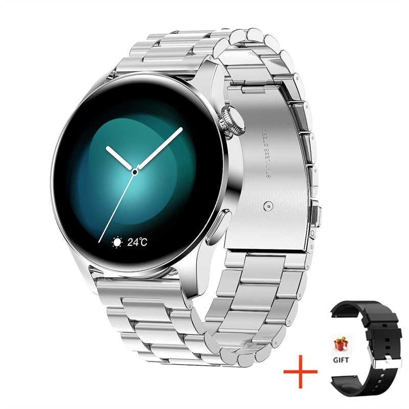 eprolo I29 Smart Watch for men with waterproof design, fitness tracker, weather display, Bluetooth call, compatible with Android and iOS