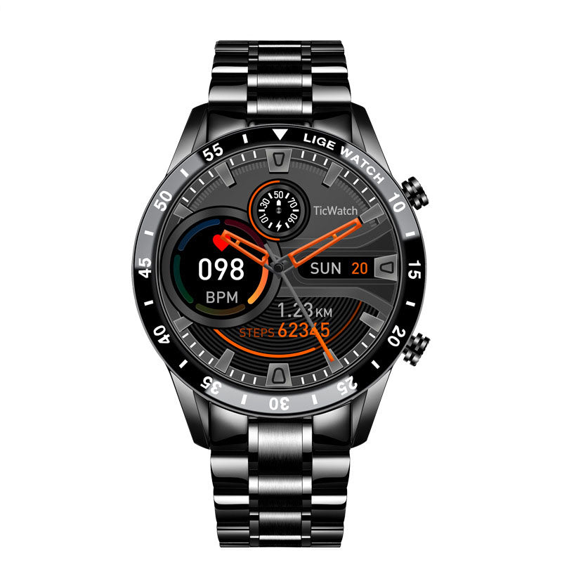 eprolo multifunctional smart watch with Bluetooth calling, pedometer, blood pressure, heart rate monitoring, and waterproof design