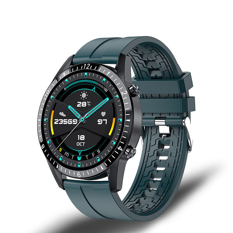 Eprolo multifunctional smart watch with Bluetooth call, pedometer, blood pressure, heart rate monitor, waterproof design.