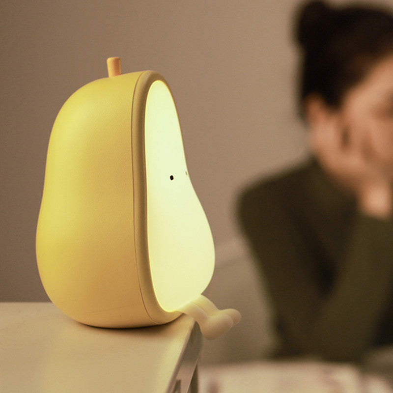 Cute eprolo Yali bedside night light with sleeping lamp, USB charging, stepless dimming, two-color temperature, ideal for children's bedrooms.
