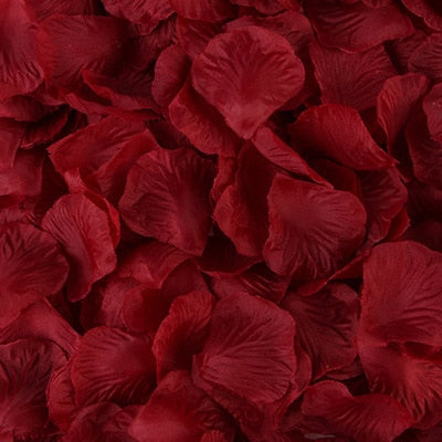Artificial pink rose petals for wedding and Valentine decorations, wedding party accessories by eprolo, realistic fake flower petals