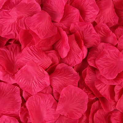 Artificial flower rose petal wedding party accessories by eprolo, soft pink fake petals for marriage and Valentine decorations.