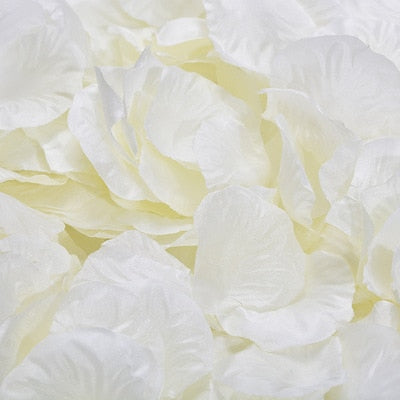 Artificial rose petals wedding party accessories, romantic red fake flower petals for marriage decoration and Valentine supplies.