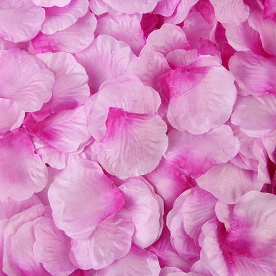 Artificial pink rose petals for wedding and Valentine decorations, wedding party accessories by eprolo, realistic flower petals for events