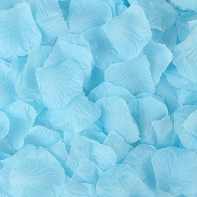 Artificial red rose petals for wedding and Valentine decorations, featuring realistic-looking fake flower petals by eprolo.