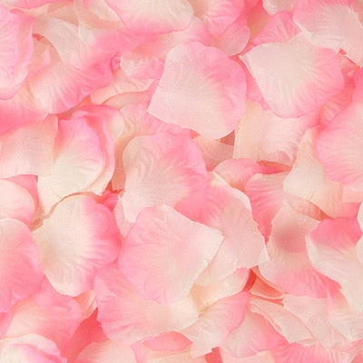 Artificial flower rose petal for wedding and Valentine decoration, eprolo wedding party accessories, realistic fake petals for celebration.