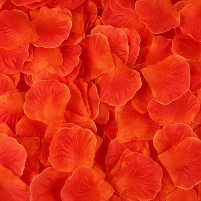 Artificial pink rose petals for wedding and Valentine decorations, from eprolo, used as wedding party accessories and romantic decor.