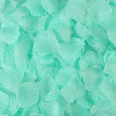 Artificial pink rose petals for wedding and Valentine's Day decor, wedding party accessories by eprolo