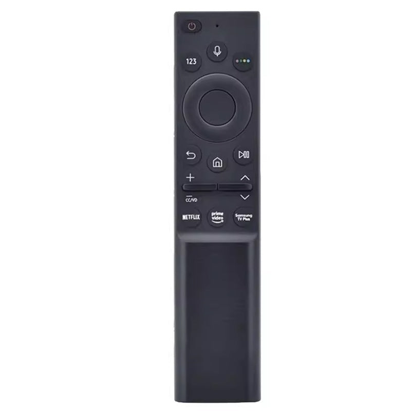 Samsung TV Voice BN59-01363A smart remote control with ergonomic design, buttons for voice commands, and compatible with Samsung smart TVs.