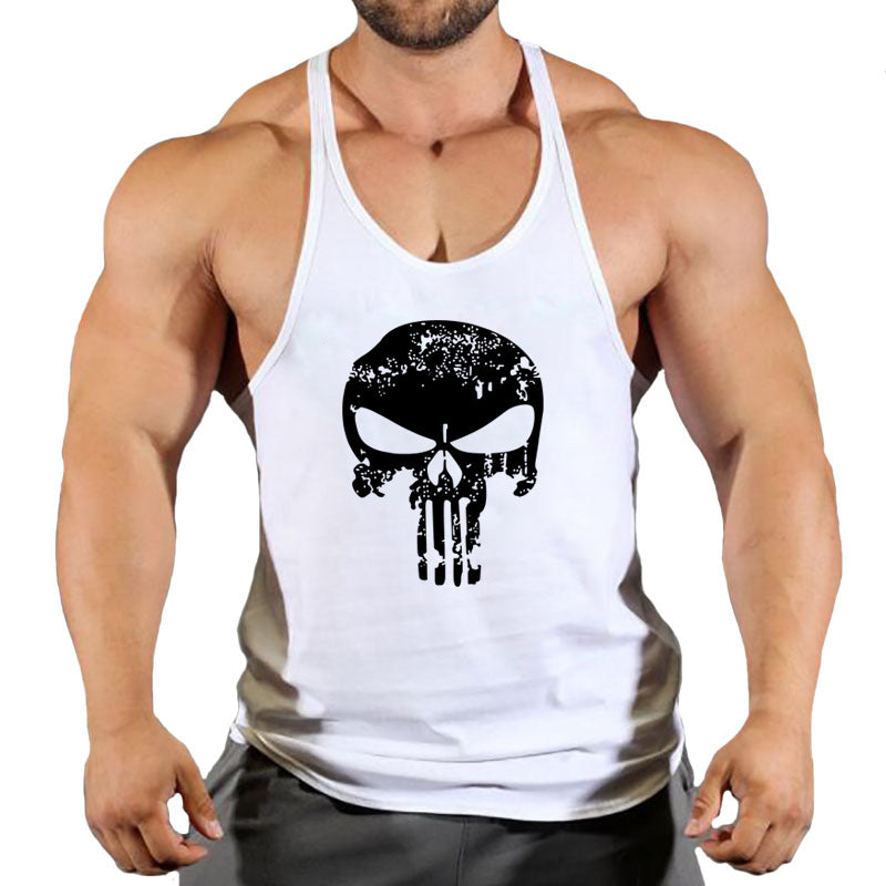 Men's loose-fit fitness vest by eprolo, sleeveless sports T-shirt with casual camisole design for training and active wear.