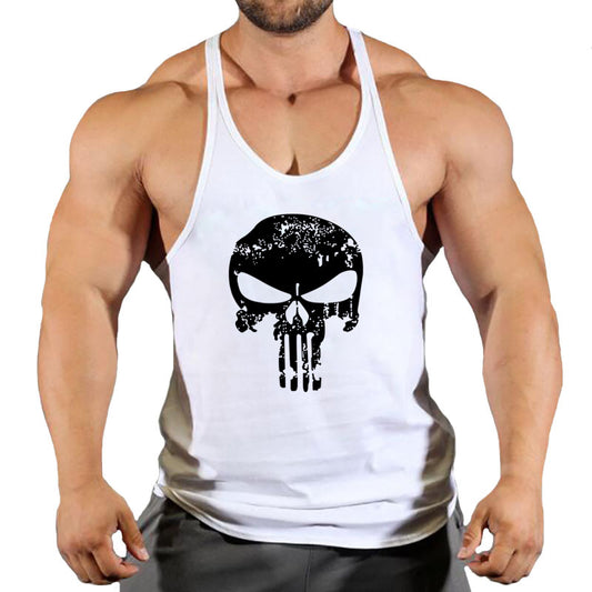 Men's loose-fit fitness vest by eprolo, sleeveless sports T-shirt with casual camisole design for training and active wear.