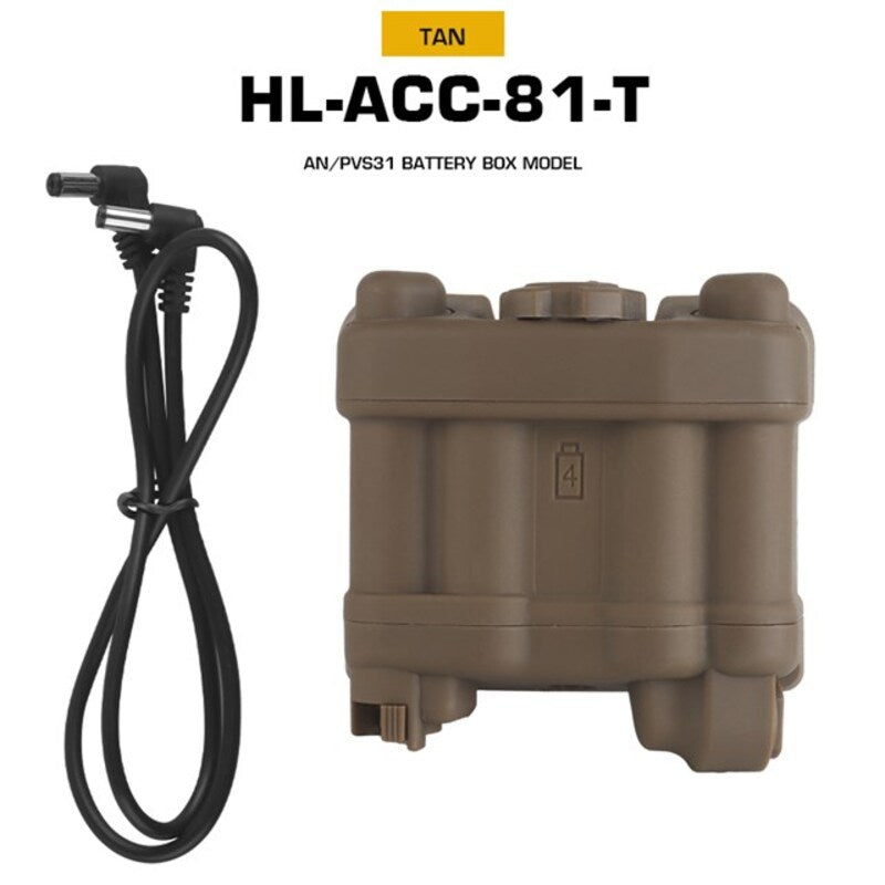 AN/PVS31 Battery Box Model, Accessories for Night Vision Device Model - American Smart