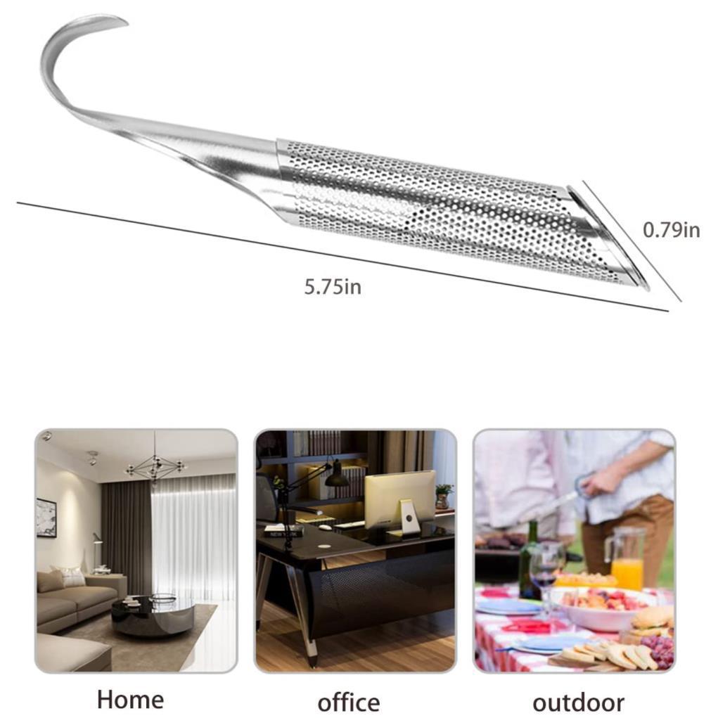 Eprolo pipe-shaped tea strainer made of 304 stainless steel for brewing loose leaf tea in a teapot-style incubator.