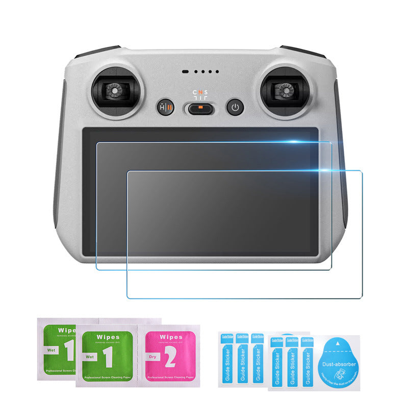 DJI MINI 3 PRO RC With Screen Remote Control Tempered Film Explosion-Proof Film Protective Film Two Pieces - American Smart