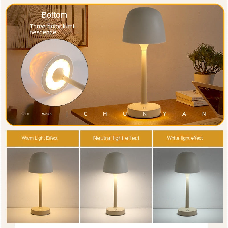 Chunyan High-Base Ripple Atmosphere Table Lamp, Romantic Mood Gift, Projector Remote Control Night Light, Couple Gift - American Smart