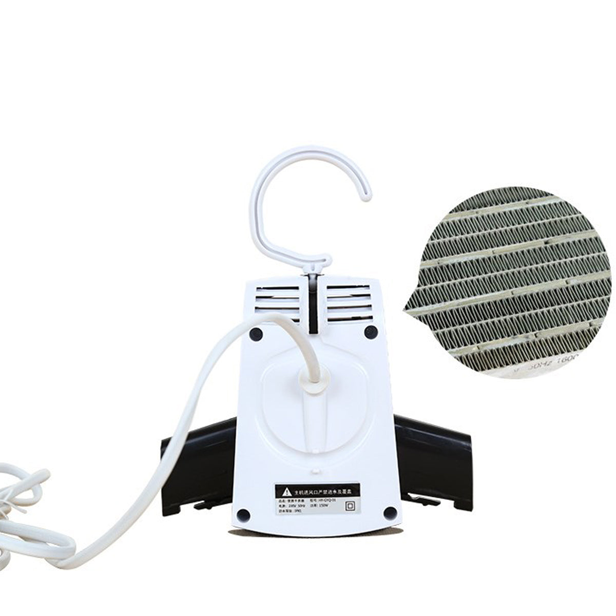 Eprolo 220V foldable electric clothes hanger and laundry rack with smart features for drying shoes, coats, trousers, and travel clothes