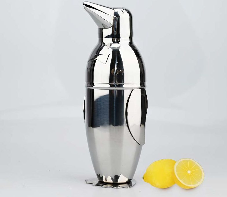 Shaker Professional Cocktail Shaker Stainless Steel Penguin Cup Cocktail Mixing Bottle Cocktail Shaker - American Smart