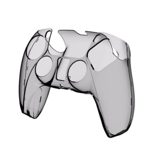 Transparent protective crystal case for PS5 gaming controller by eprolo, showcasing the clear hard case around the split controller.