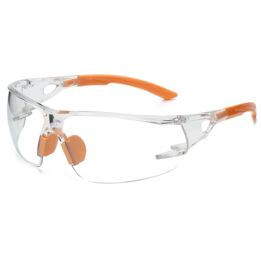 Eprolo professional cycling protective glasses with frameless design, integrated safety goggles, windproof for outdoor riding.