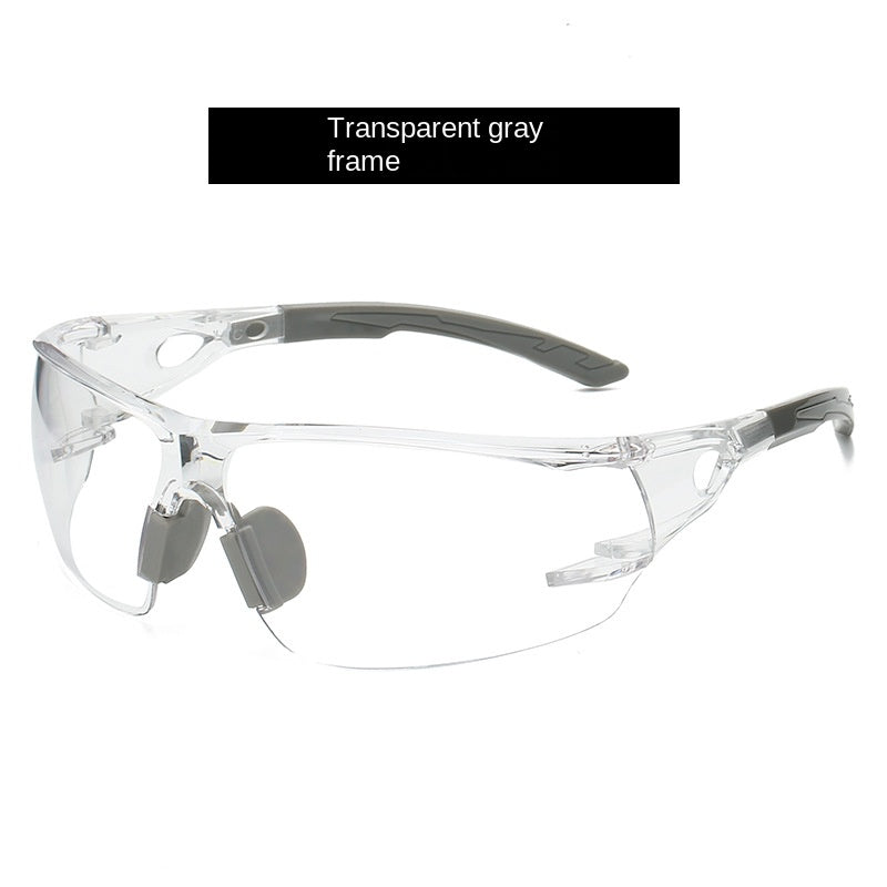 Eprolo professional cycling protective glasses with frameless design, integrated safety goggles, windproof for outdoor riding.