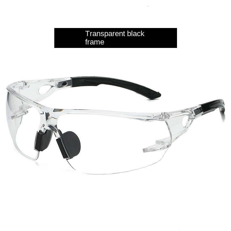 Eprolo professional cycling protective glasses with frameless design, integrated safety goggles, windproof for outdoor riding.