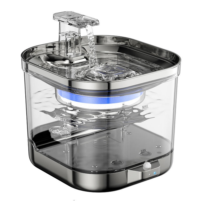 Wireless smart pet water dispenser by eprolo with automatic cycle and wireless water pump for convenient pet hydration.