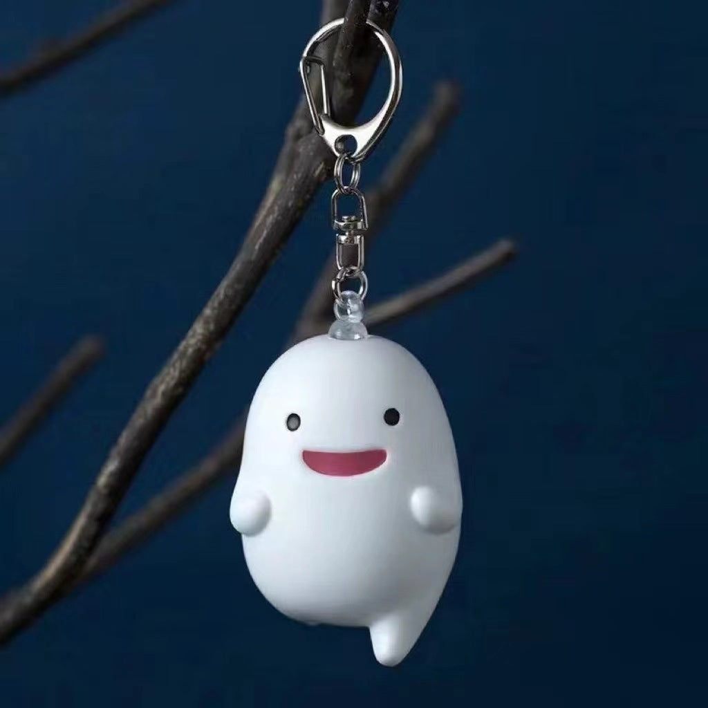 Anime keychain pendant featuring Miyazaki Hayao characters from the "What kind of life do you want to live?" series, by eprolo.