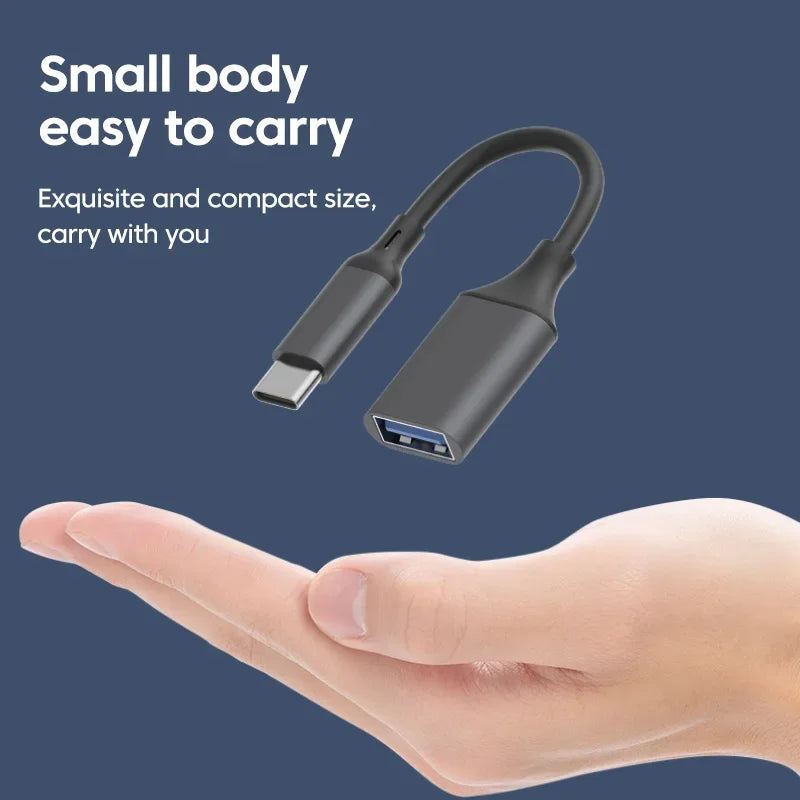 eprolo OTG Type-C to USB 3.0 adapter cable for computer expansion and device connectivity.