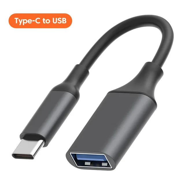 eprolo Type-C to USB 3.0 OTG adapter cable for computer expansion, showing the compact converter with USB and Type-C ports