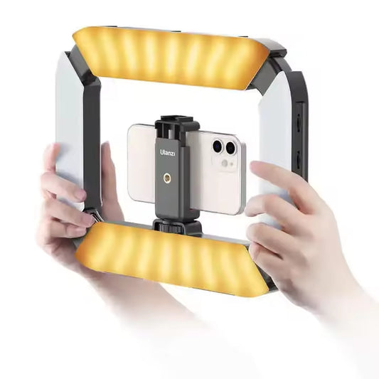 Eprolo Ulanzi U200 camera ring light and video rig handheld LED light for video recording with adjustable brightness and sturdy design.