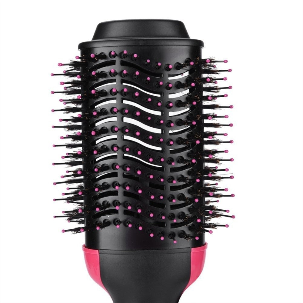 eprolo 2-in-1 hair dryer and volumizer hot rotating brush for styling and drying hair, with ergonomic handle and multiple heat settings.