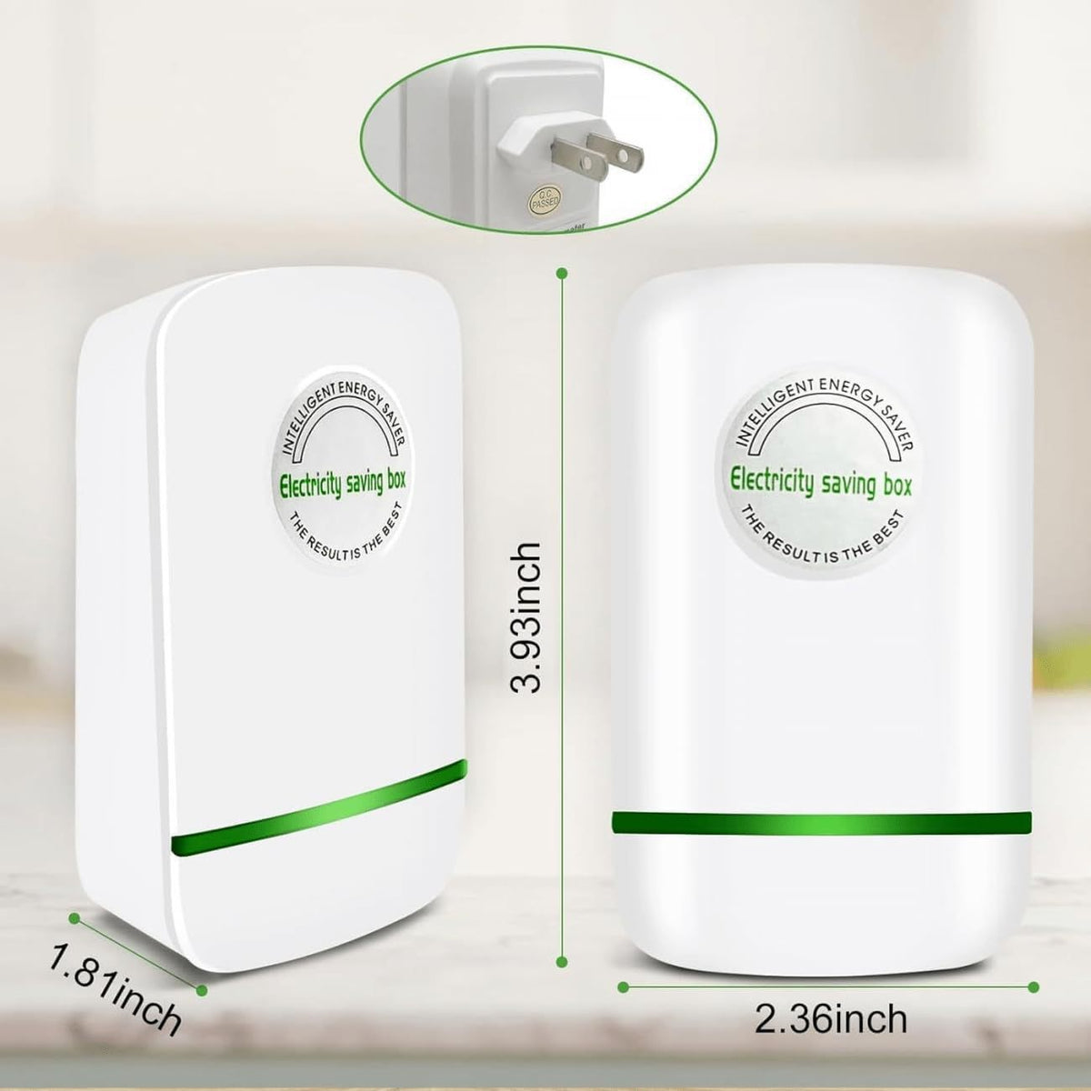Eprolo Smart Home Power Saver Energy Saving King device connected to home electrical outlet for energy efficiency