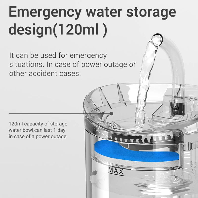 Automatic pet water dispenser by eprolo, with circulation, constant temperature, quiet operation, and durable design for pet supplies.