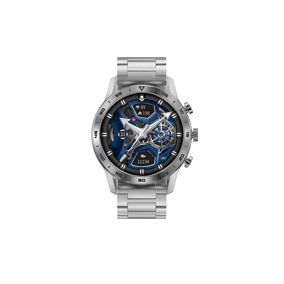 DT70 Bluetooth call smartwatch high definition large screen heart rate and blood oxygen monitoring NFC wireless multi charging - American Smart