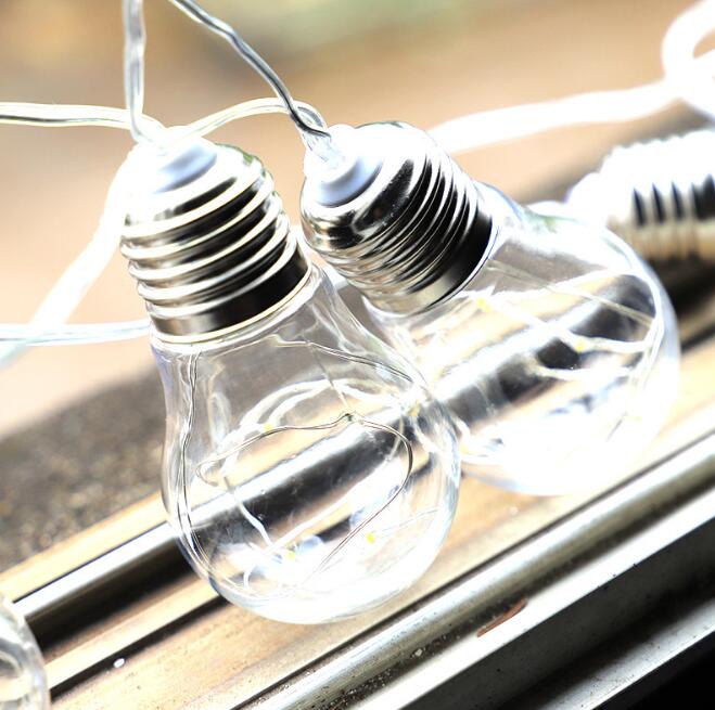 Eprolo 5M solar bulb copper wire string light with LED bulbs, outdoor decorative lighting for garden or patio ambiance