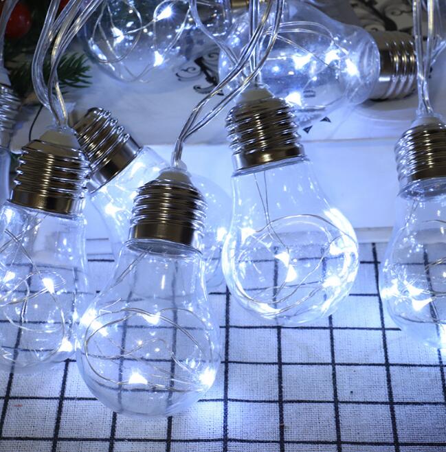 Eprolo 5M solar bulb copper wire string light with small LED bulbs, outdoor decorative lighting for garden or patio.