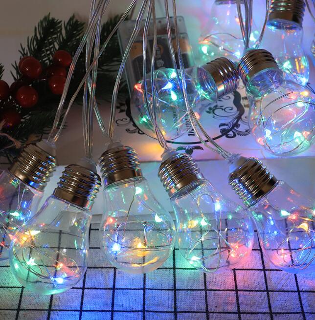 Eprolo 5M solar bulb copper wire string light with multiple LED bulbs, ideal for outdoor decorative lighting.