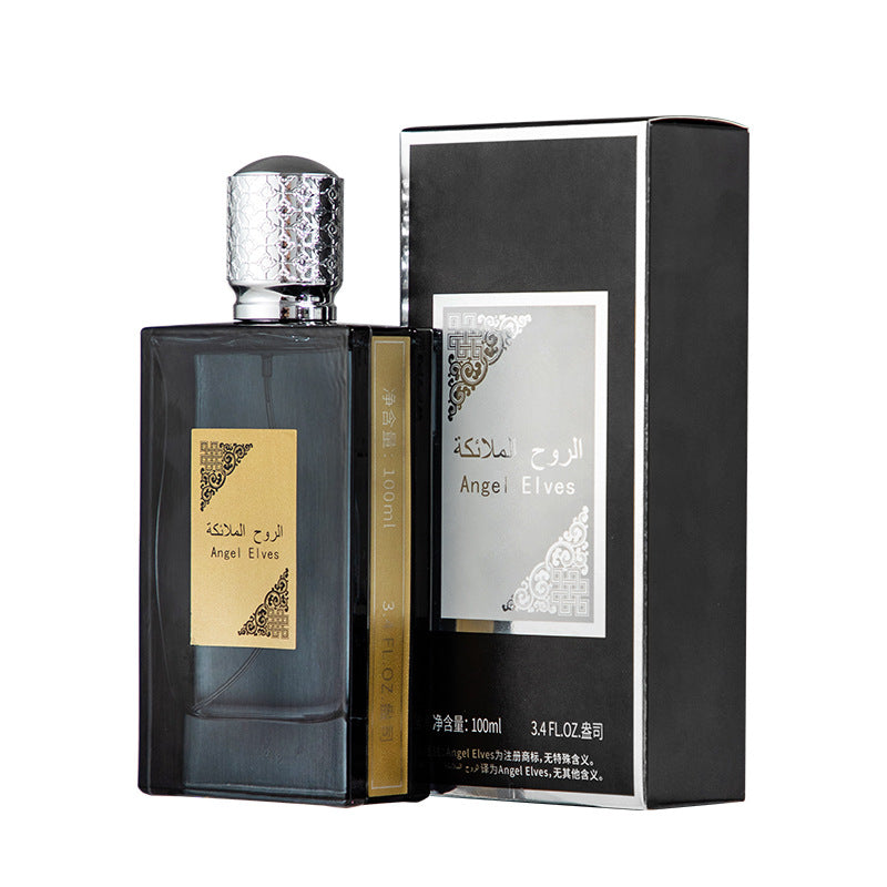 Eprolo men's long-lasting perfume with a light scent, featuring Middle East-inspired fragrance notes, displayed in a sleek bottle.