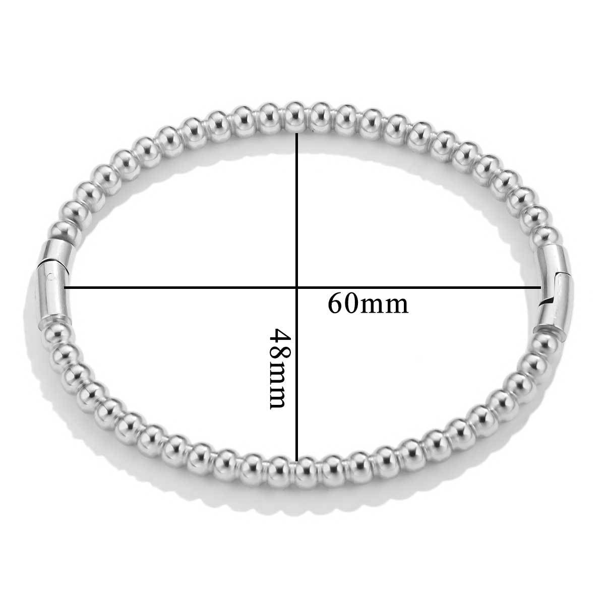 Fashion bamboo titanium steel bracelet for women, summer niche cold style jewelry with retro stainless steel bamboo accents.