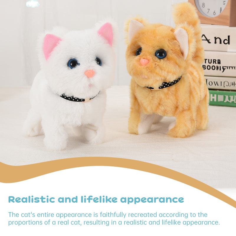 Eprolo electronic cat toy with realistic walking and barking actions to entertain and keep your pet active.