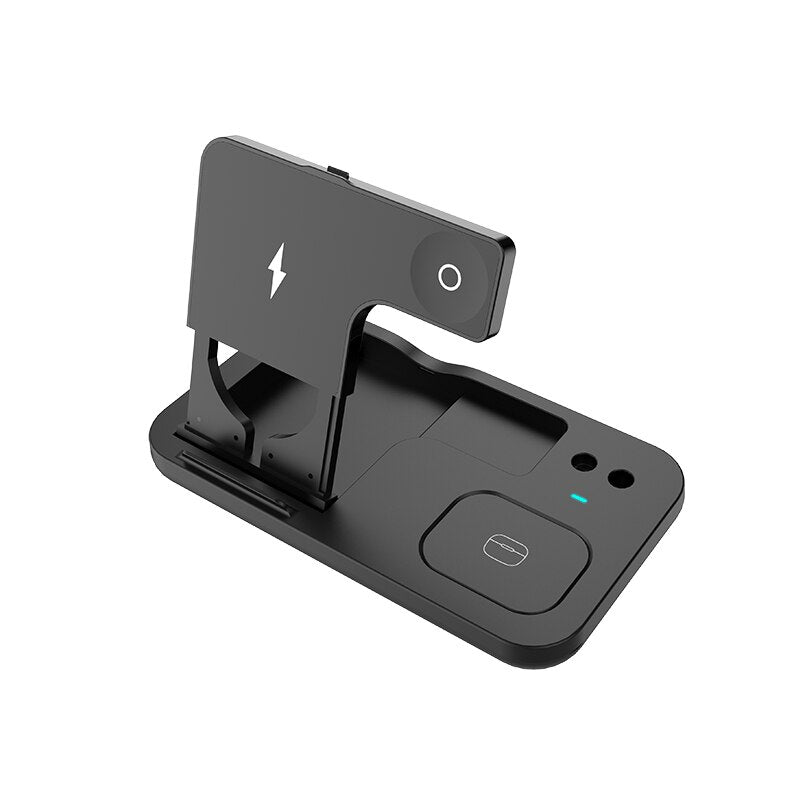 eprolo 15W fast wireless charger dock station for iPhone, Apple Watch, and AirPods Pro, with 4-in-1 charging stand and sleek design
