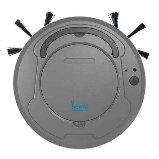 Eprolo 1800 Pa multi-function robot vacuum cleaner with sweeping, mopping, and intelligent charging features in black and silver.