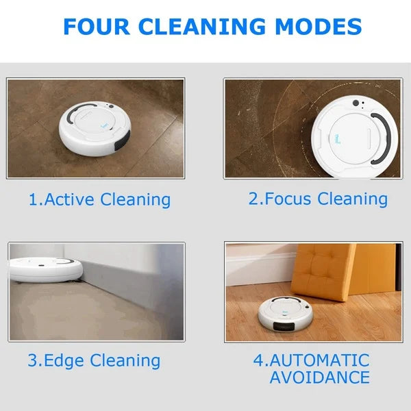 Eprolo multi-function robot vacuum cleaner with intelligent charging, featuring sweeping, vacuuming, and cleaning capabilities.
