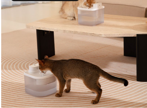 eprolo inductive wireless cat water dispenser with large capacity, automatic circulation, and silent operation for pets.
