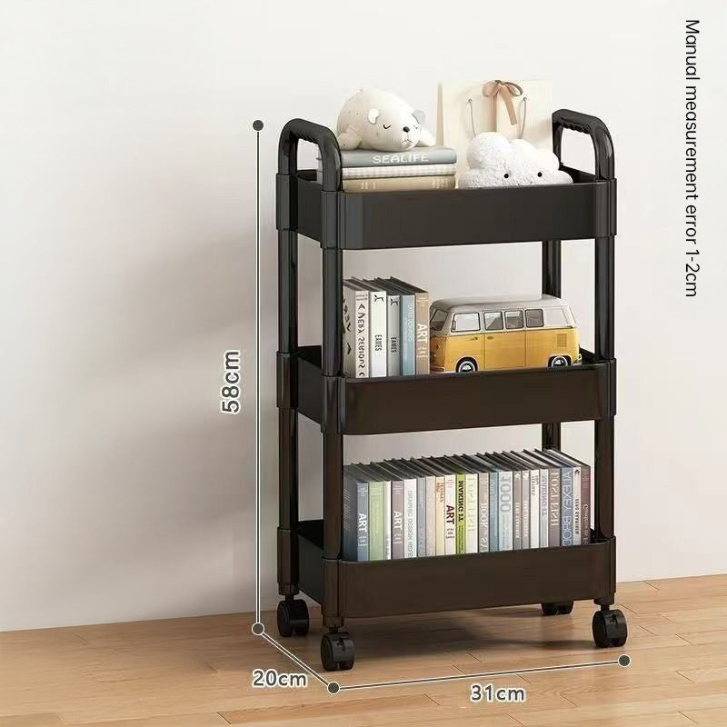 eprolo multi-layer wheeled utility cart with multiple shelves, ideal for home, kitchen, or bathroom storage and organization