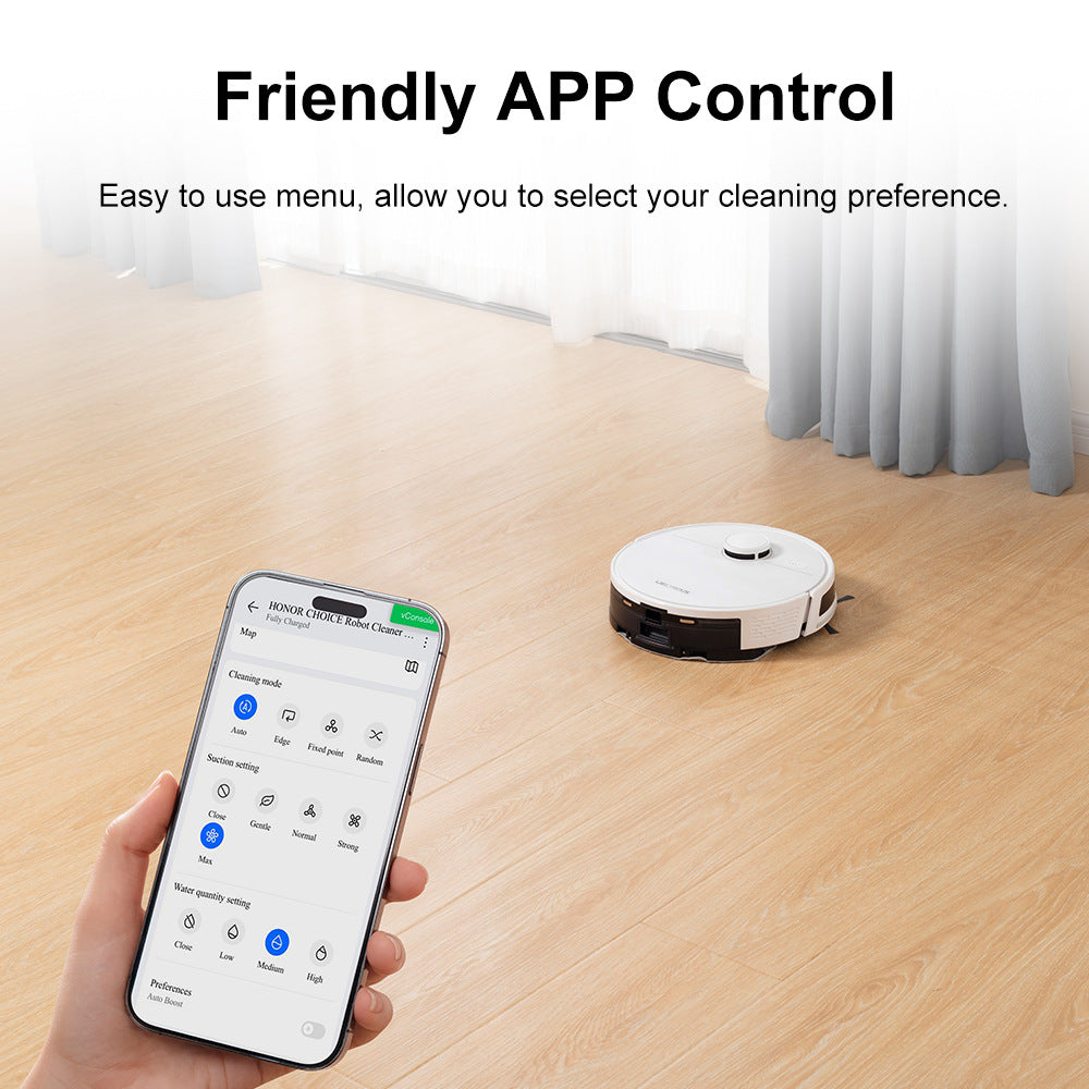 Eprolo three-in-one intelligent vacuum cleaner with automatic dust collection, washing, sweeping, and mopping functions.