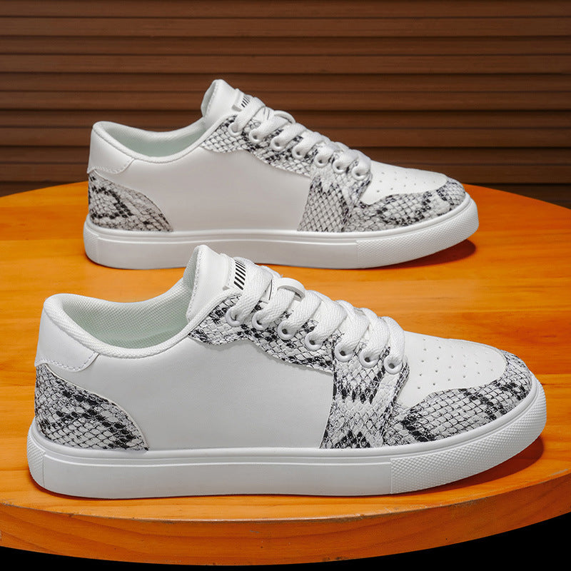 Men's breathable and comfortable thick-soled shoes by eprolo, featuring a simple design and cushioned sole for everyday wear.